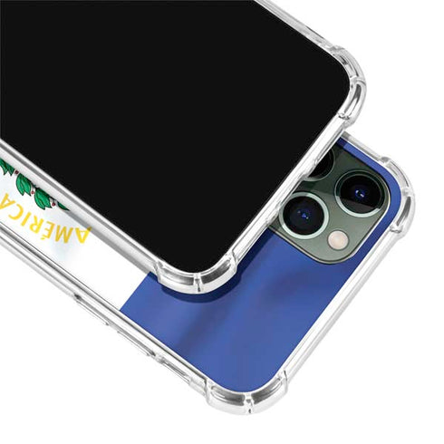 El Salvador Flag iPhone 12 Pro Clear Case